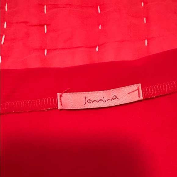 Chic Red Ruffled Mini Skirt - Picture 2 of 3